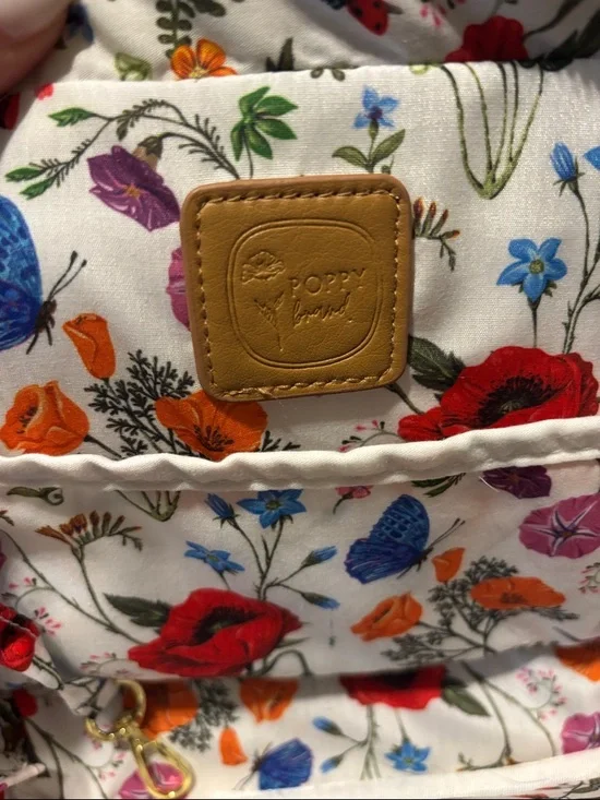 POPPY Tan Leather Crossbody Bag camel - Picture 6 of 11